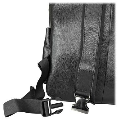 Мужской кожаный рюкзак Karya с отделением для ноутбука KR6029-45 черный