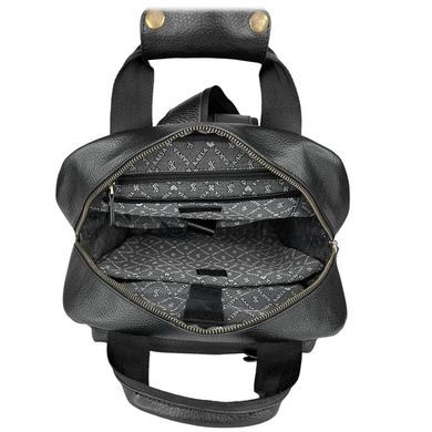 Мужской кожаный рюкзак Karya с отделением для ноутбука KR6029-45 черный