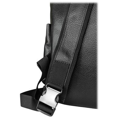 Мужской кожаный рюкзак Karya с отделением для ноутбука KR6029-45 черный