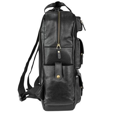 Мужской кожаный рюкзак Karya с отделением для ноутбука KR6029-45 черный