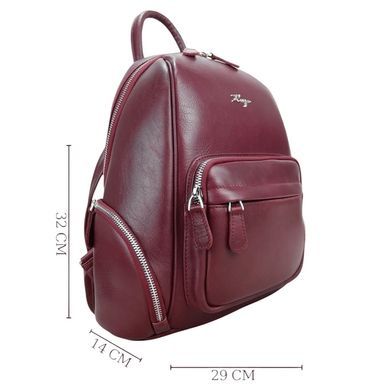 Женский рюкзак Karya из натуральной гладкой кожи KR6019-618 бордовый