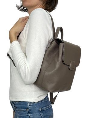 Женский рюкзак под клапаном Karya из натуральной кожи KR6022-51 таупе
