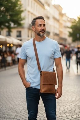 Мужская сумка Karya из натуральной кожи. Артикул: KR0785-32. Цена 3 390 грн