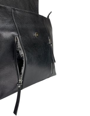 Женский рюкзак под клапаном Karya из натуральной кожи KR6021-45 черный
