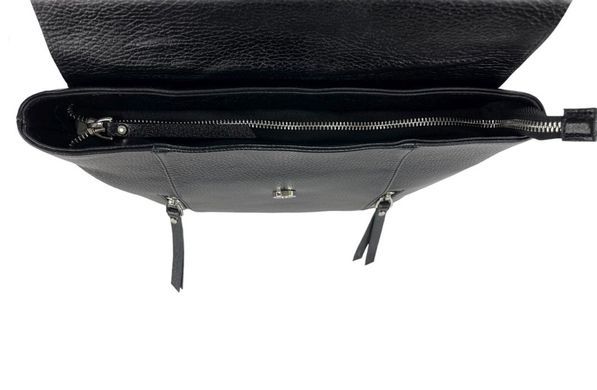 Женский рюкзак под клапаном Karya из натуральной кожи KR6021-45 черный