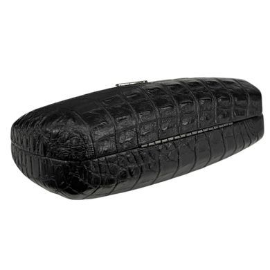 Футляр для очков Karya KR3005-630 тисненая кожа черного цвета
